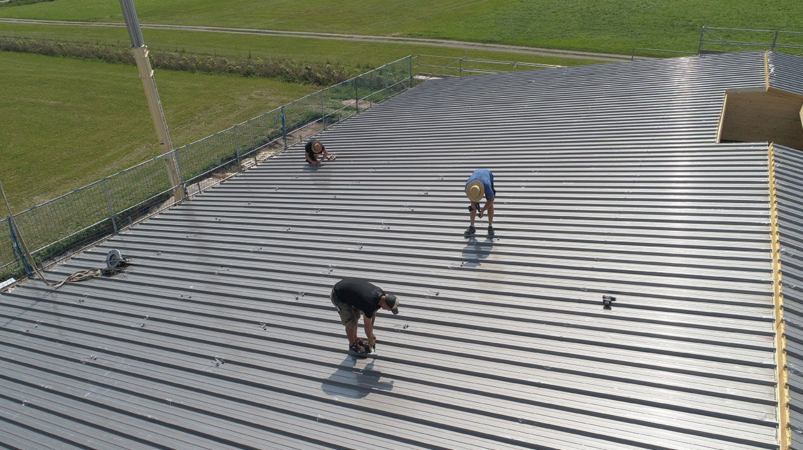 Dachdecken Metalldach Stifter